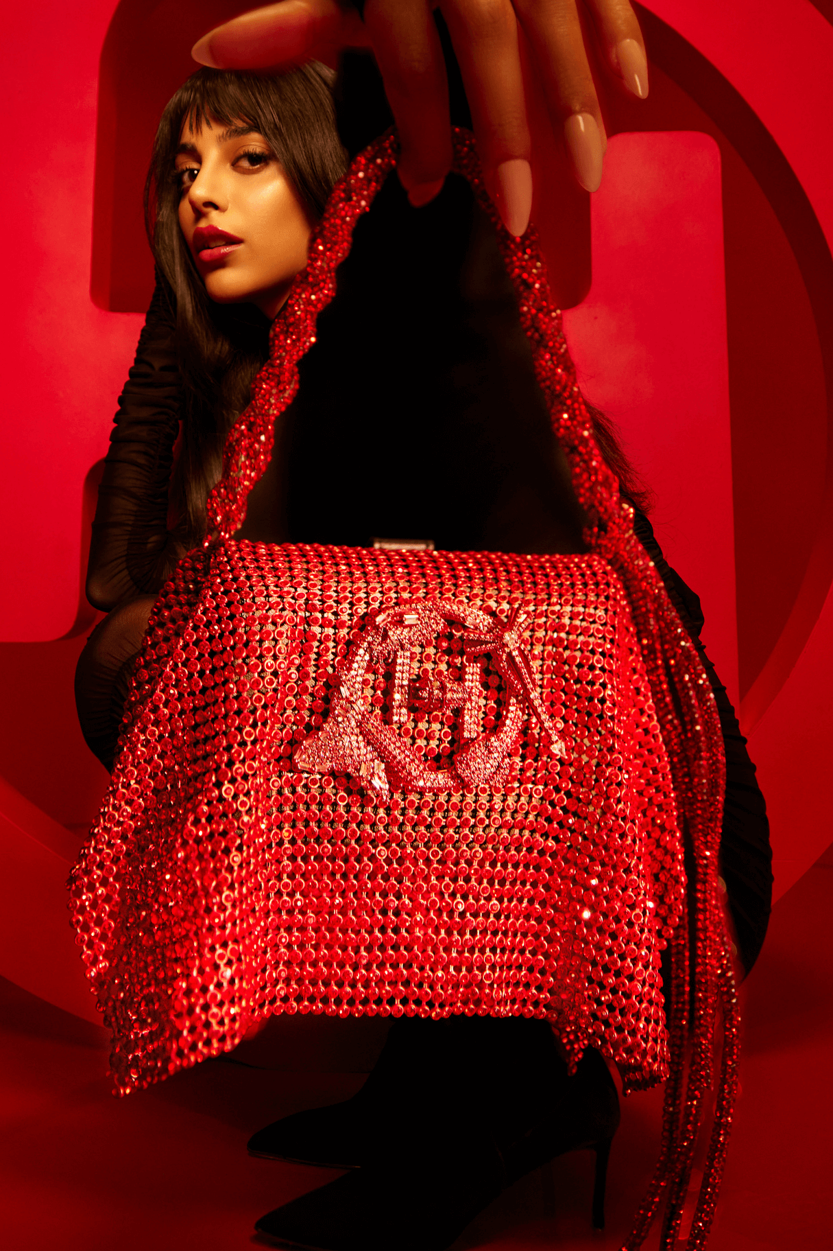 Outhouse Promiscuous Red Crystal Furbie available on sincerelyindia