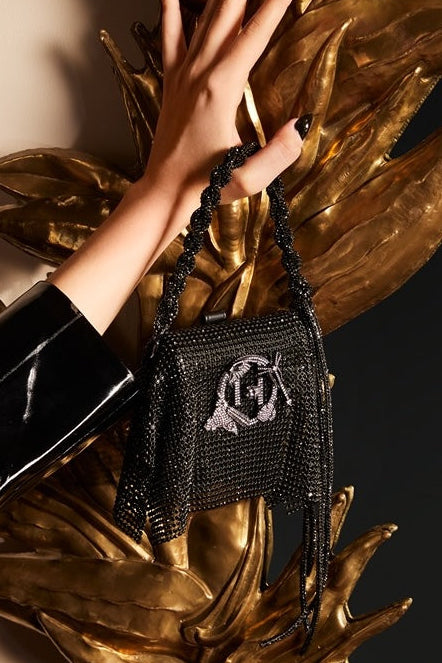 Outhouse Siren Black Crystal Furbie available on sincerelyindia