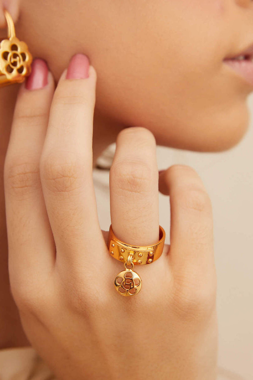 Outhouse-Oh Petite Poppi Ring-sincerelyindia.COM