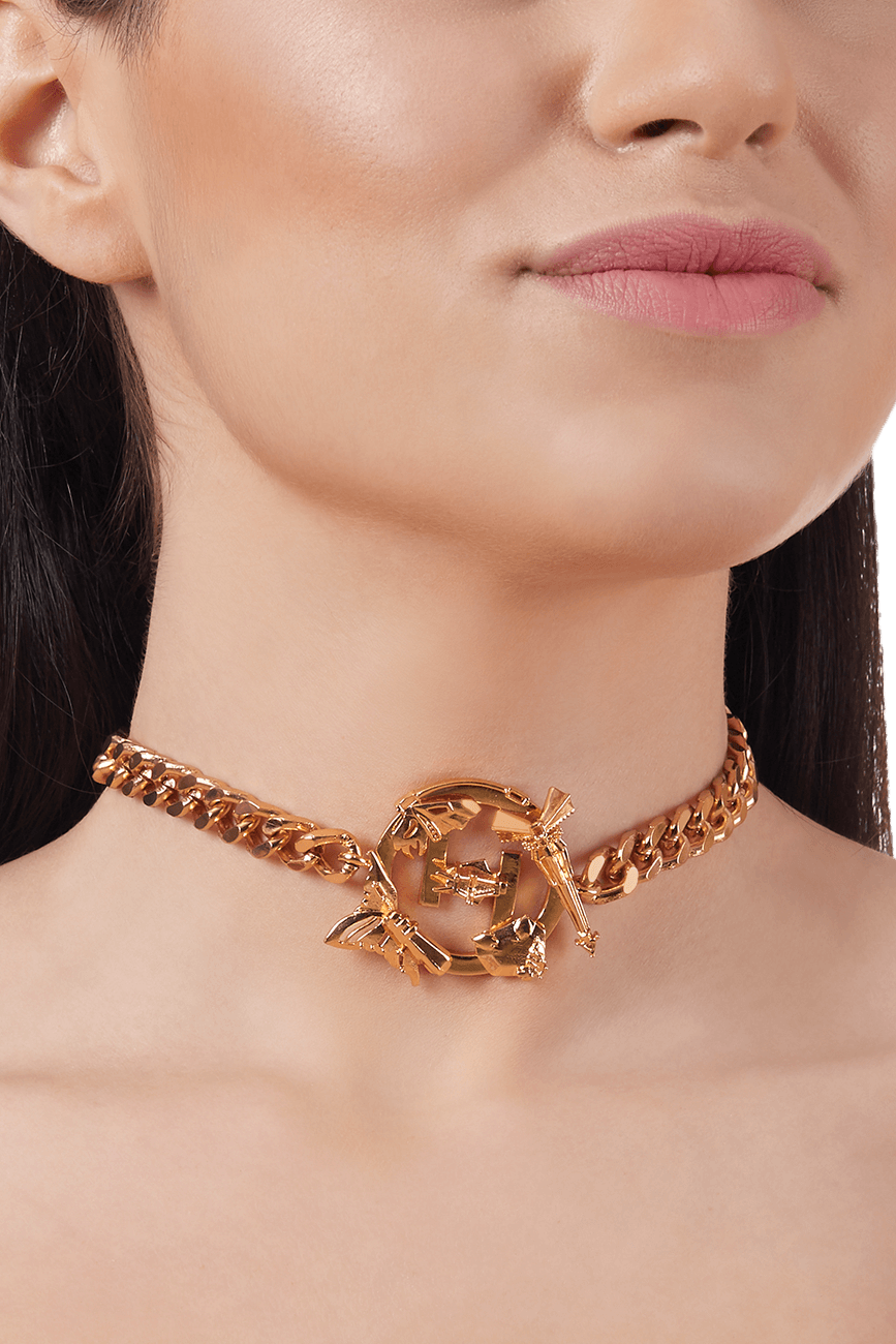 Outhouse-O.H. V Choker-sincerelyindia.COM