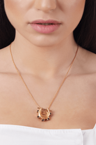 Outhouse-O.H V Crescent Necklace-sincerelyindia.COM