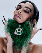 Amazon Green Scarlet Minivet Bag by Outhouse available on sincerelyindia.com